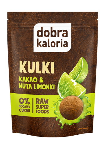 Kulki daktylowe kakao & nuta limonki 0% cukru 58 g - Kubara