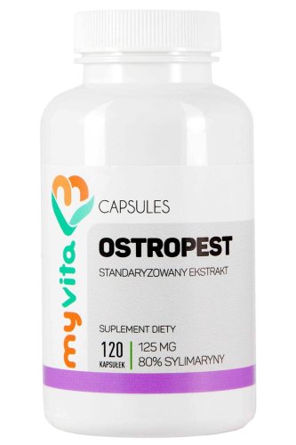 Ostropest standaryzowany 80% sylimaryny 120 kaps. Myvita