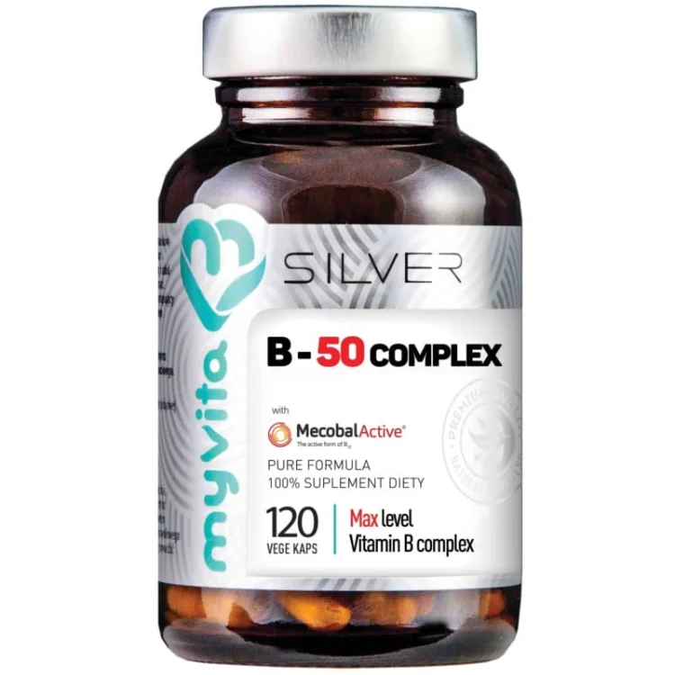 Silver Witamina B-50 Complex 120 Kaps. Myvita