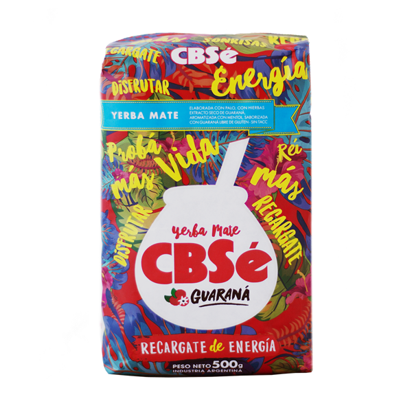 Yerba Mate CBSe Guarana Energia 500 g