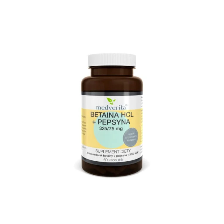 Betaina HCL + Pepsyna 60 k Medverita