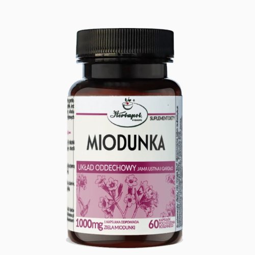 MIODUNKA 60 kapsułek Herbapol - układ oddechowy