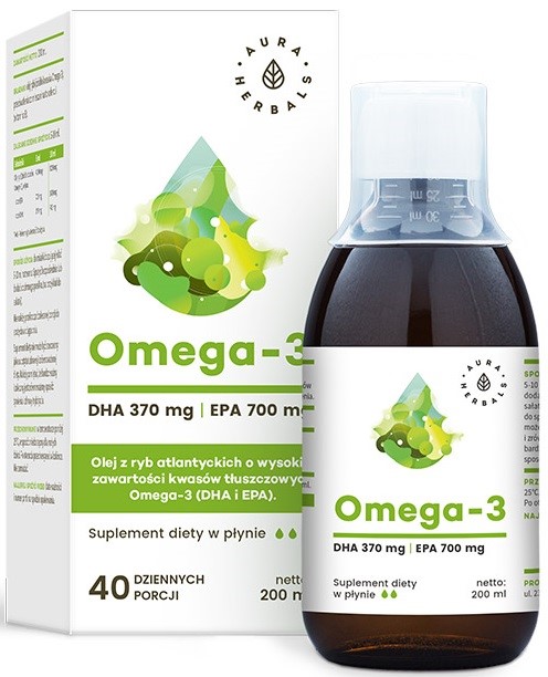 OMEGA-3 Dha i Epa 200ml Aura Herbals