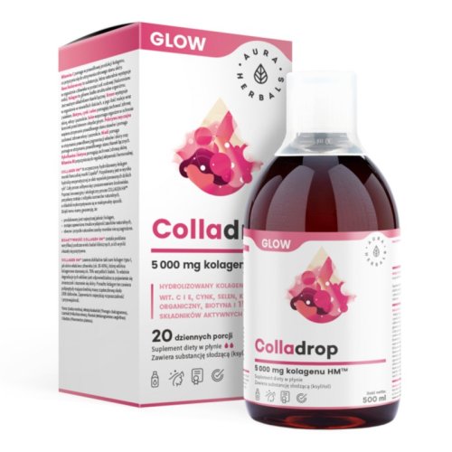 Aura Herbals Colladrop Glow 5000 mg 500 ml