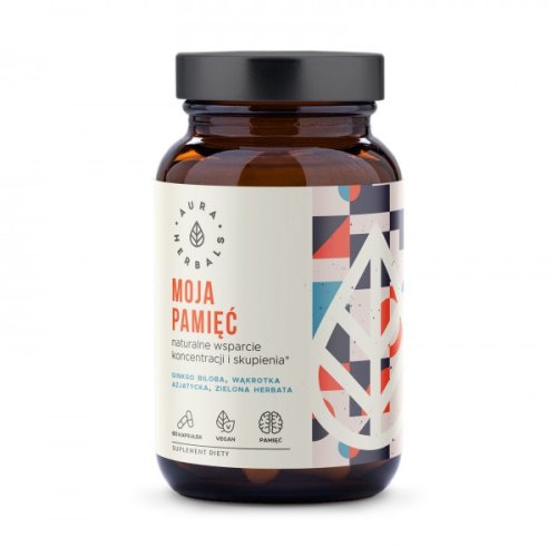 MOJA PAMIĘĆ KONCENTRACJA I SKUPIENIE 60 kaps. Aura Herbals
