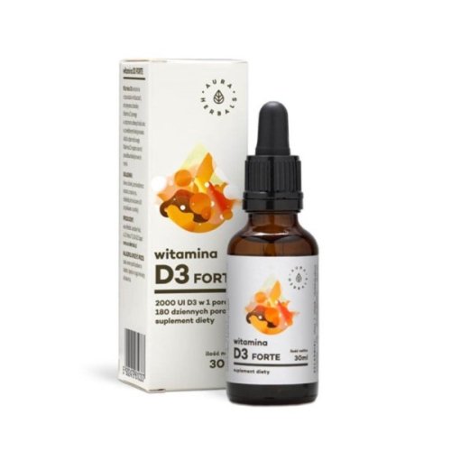 Witamina D3 FORTE 30 ml Aura Herbals