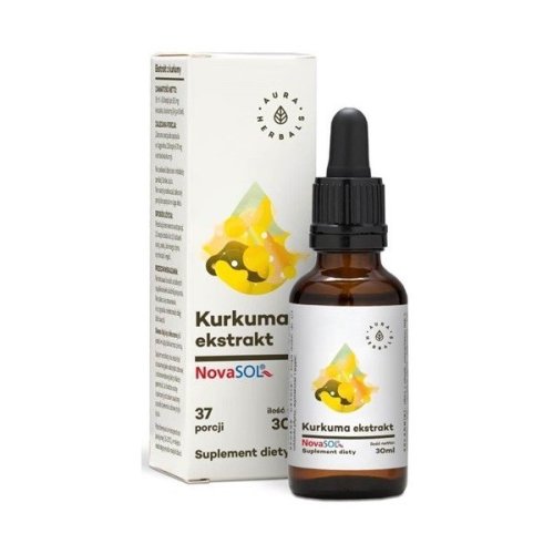 KURKUMA Ekstrakt 30ml Aura Herbals odporność