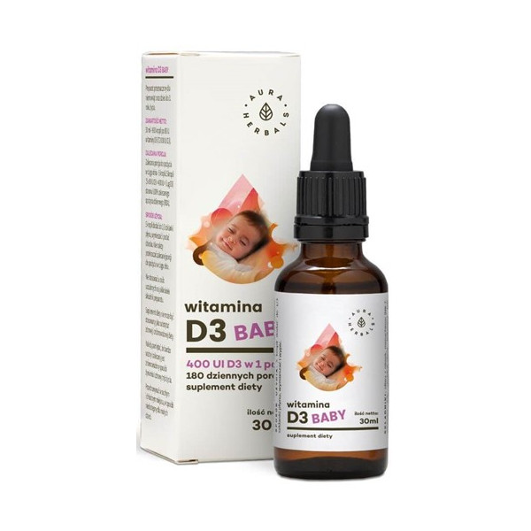 WITAMINA D3 BABY 30 ml Aura Herbals