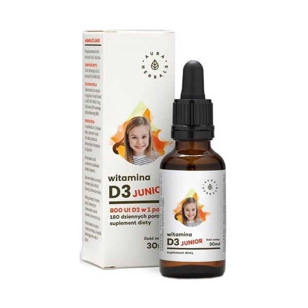 AURA HERBALS WITAMINA D3 JUNIOR 30ML