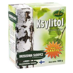 Ksylitol Krystaliczny 1kg Aka Zamiennik cukru