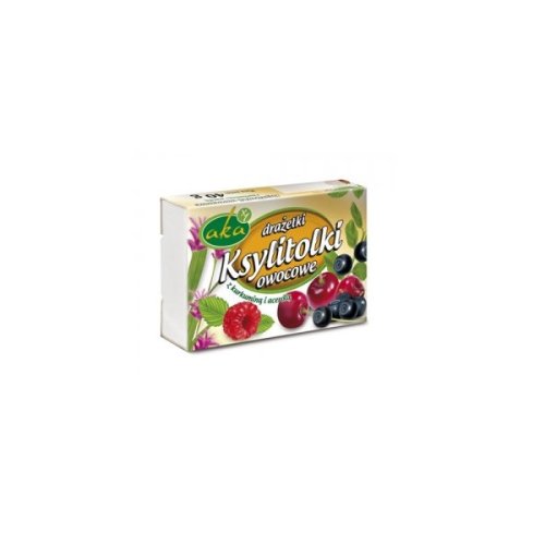 AKA DRAŻETKI PUDROWE 0% CUKRU ACEROLA KURKUMINA