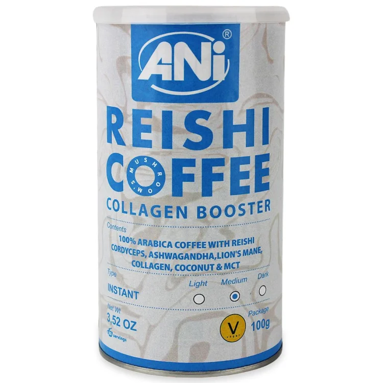 Reishi Coffee COLLAGEN BOOSTER 100 g ANi - kawa rozpuszczalna
