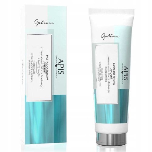 APIDENT Pasta do zębów z minerałami morskimi 100ml Apis bez fluoru