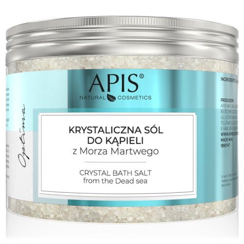 Sól krystaliczna z morza martwego 500g APIS