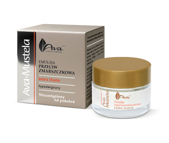AVA MUSTELLA EMULSJA PRZECIWZMARSZCZKOWA EXT. TŁUSTA 50ML