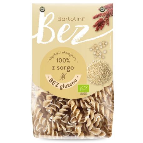 MAKARON ŚWIDERKI (z sorgo) bezglutenowy BIO 250 g - Bartolini