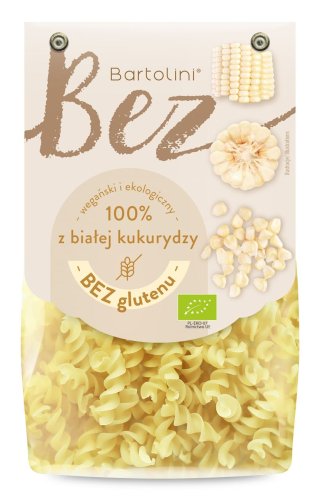 MAKARON ŚWIDERKI (z białej kukurydzy) bezglutenowy BIO 250 g - Bartolini