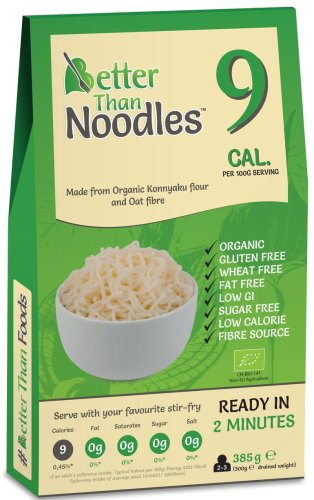 THAN  NOODLES makaron konjac  BIO 385g  - BETTER THAN FOODS bezglutenowy