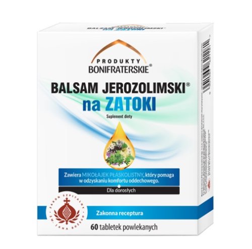 BALSAM JEROZOLIMSKI NA ZATOKI 60 tab.Produkty Bonifraterskie
