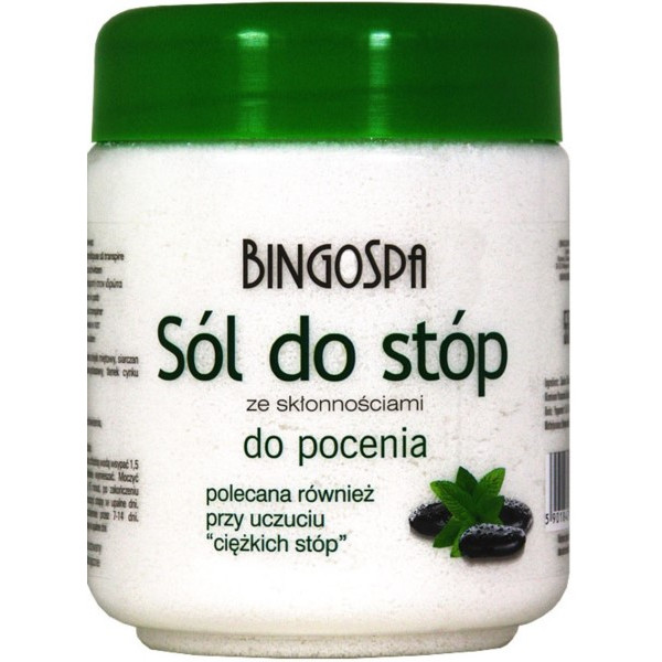 SÓL DO STÓP ze skłonnosciami do pocenia 550g Bingospa