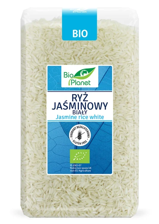 RYŻ JAŚMINOWY biały Bezglutenowy BIO 1 kg - Bio Planet 5