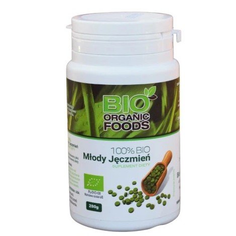 MŁODY JĘCZMIEŃ sproszkowany sok 560 tab BIO ORGANIC FOODS