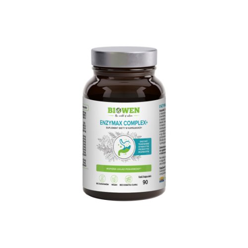 ENZYMAX Complex+ Biowen – enzymy trawienne – 90 kapsułek