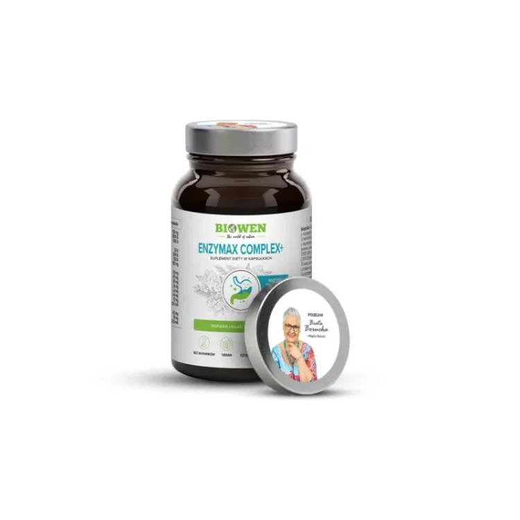 ENZYMAX Complex+ Biowen – enzymy trawienne – 90 kapsułek