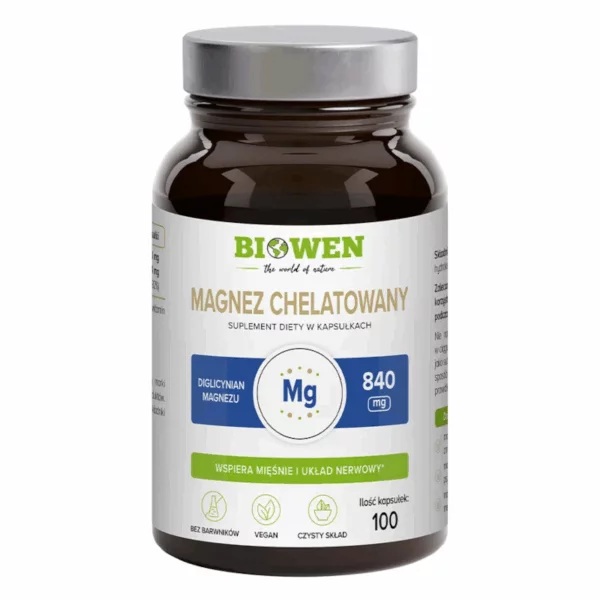 DIGLICYNIAN-magnez chelatowany Biowen - 100 kapsułek