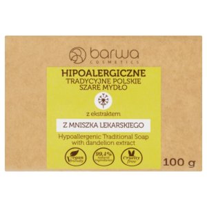 Mydło szare z mniszkiem lekarskim 100g Barwa