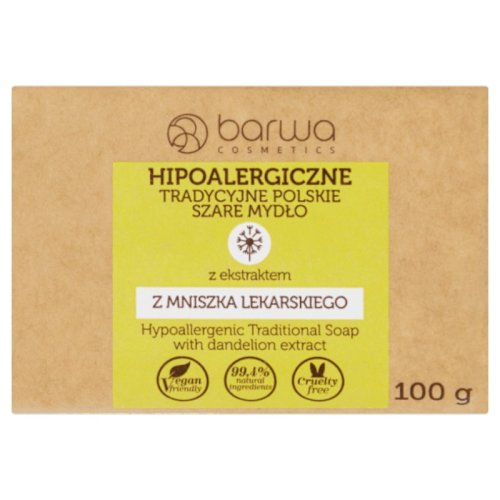 Mydło szare z mniszkiem lekarskim 100g Barwa