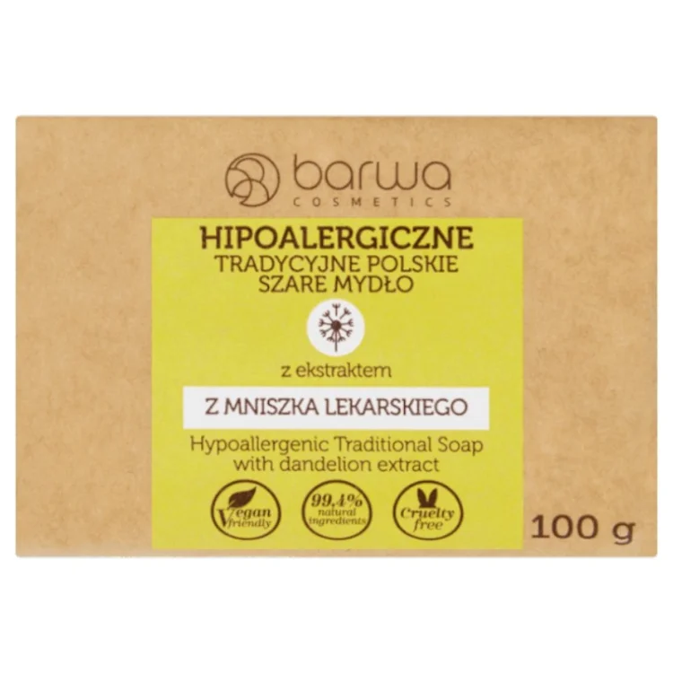 Mydło szare z mniszkiem lekarskim 100g Barwa