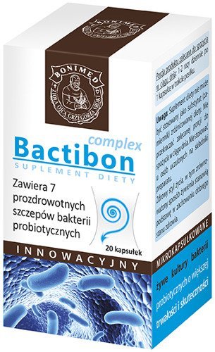 BACTIBON Complex Ojca Grzegorza 20 kap - żywe kultury bakterii Bonimed