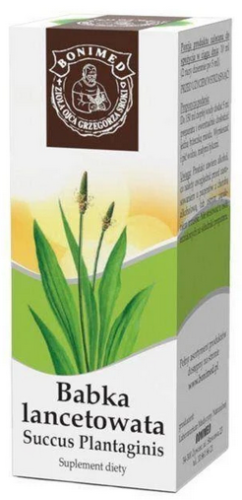 BABKA LANCETOWATA SOK (Succus plantaginis) 100 ml Ojca Grzegorza Bonimed