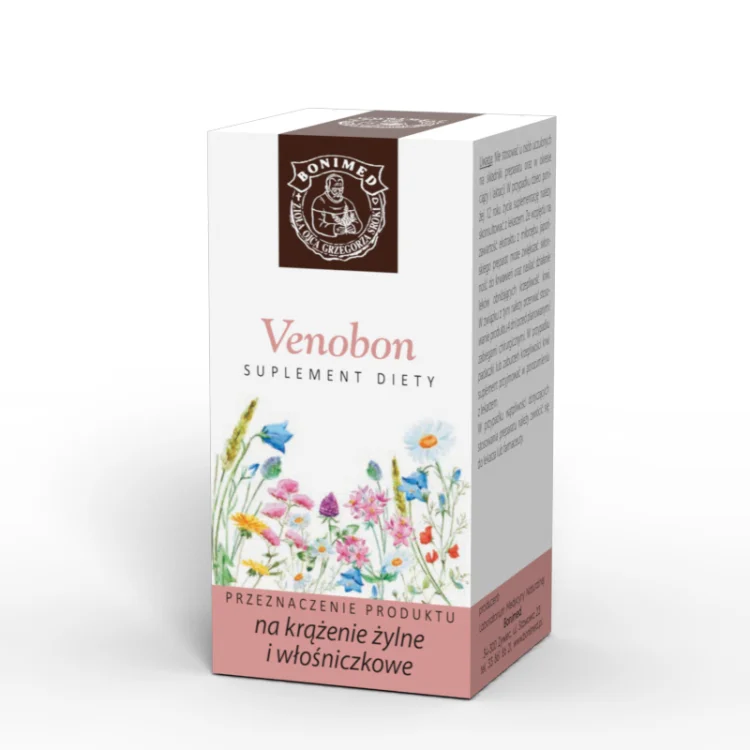 Bonimed VENOBON Ojca Grzegorza 60 kapsułek - krążenie