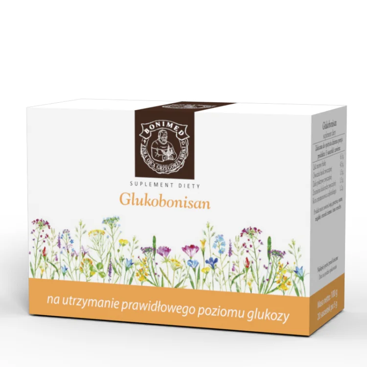 Bonimed GLUKOBONISAN Ojca Grzegorza 25x4g - poziom glukozy