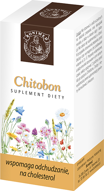CHITOBON Ojca Grzegorza 120 kaps Bonimed - na cholesterol, wspomaga odchudzanie