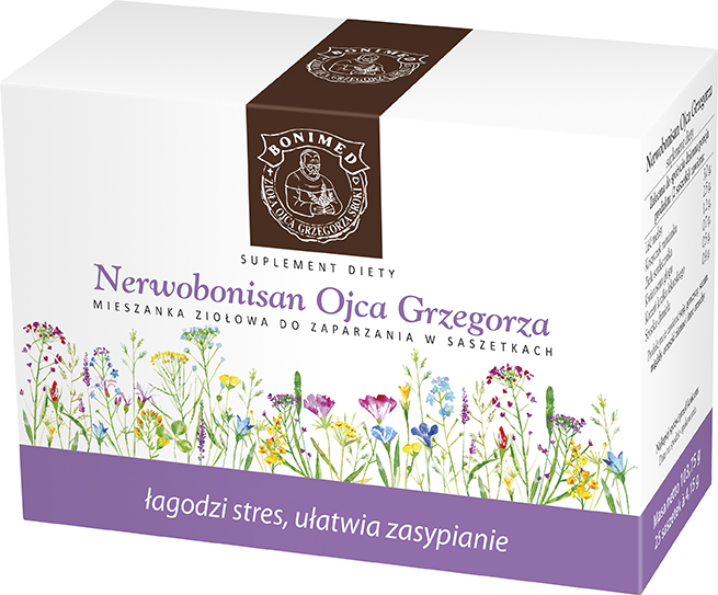 NERWOBONISAN Ojca Grzegorza 25x4g - Bonimed stres zasypianie