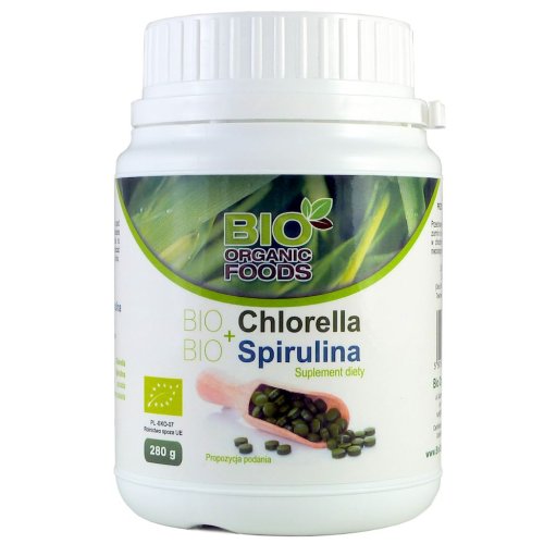 CHLORELLA BIO + SPIRULINA BIO (ok 700 tabl) 280 g