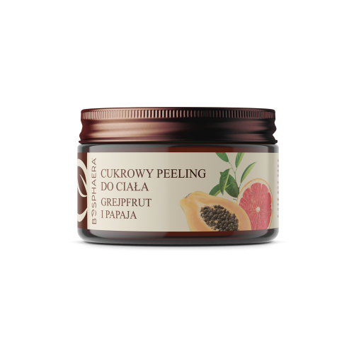 Cukrowy peeling do ciała grejpfrut i papaja 200 g