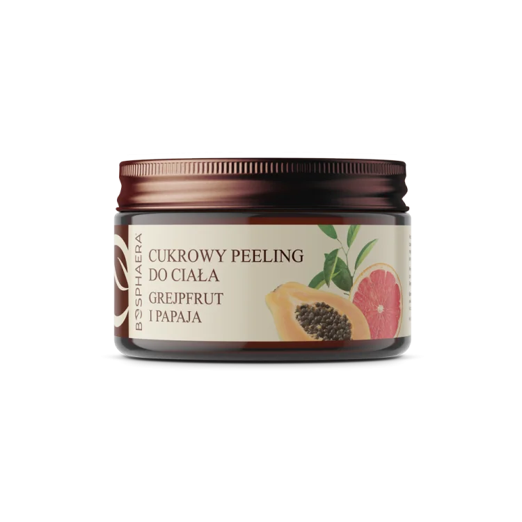 Cukrowy peeling do ciała grejpfrut i papaja 200 g