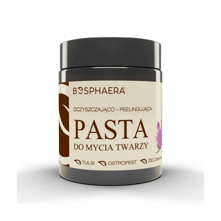 PASTA OCZYSZCZAJĄCO-PEELINGUJĄCA do mycia twarzy 100g Bosphaera