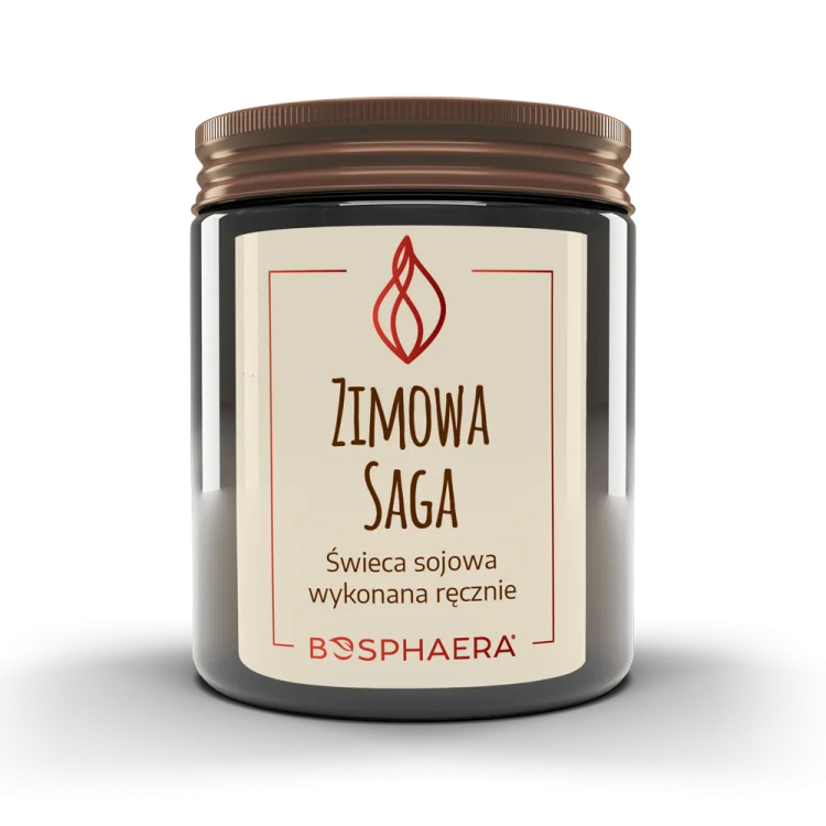 Świeca sojowa ZIMOWA SAGA 190g Bosphaera
