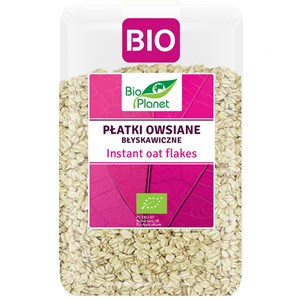PŁATKI OWSIANE BŁYSKAWICZNE  BIO 600 g - Bio Planet
