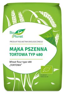 Mąka pszenna tortowa typ 480 BIO 1kg Bio Planet