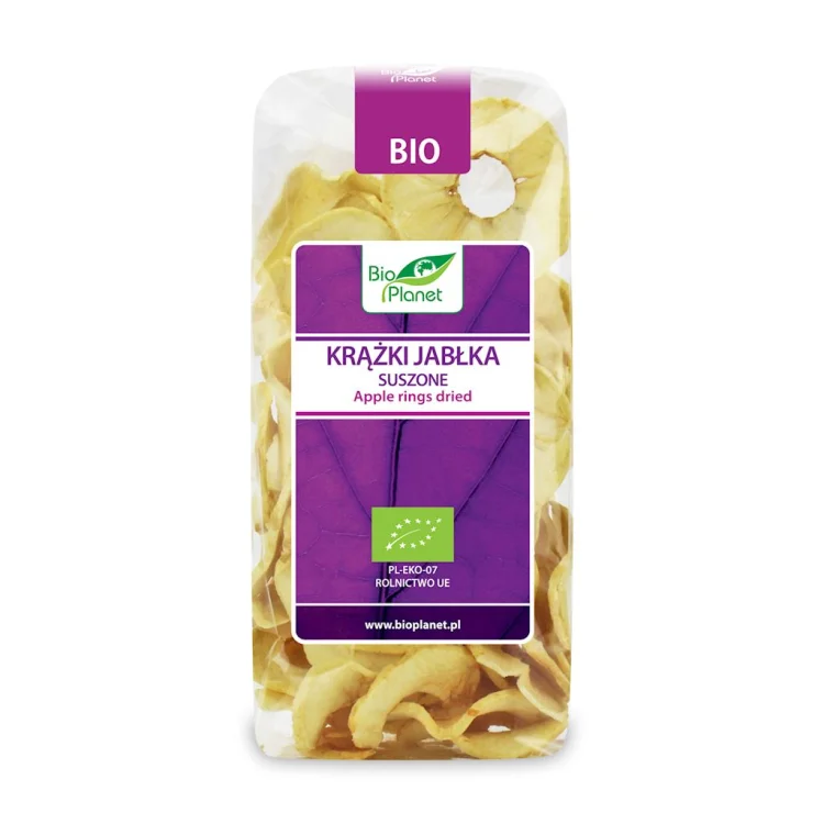 Krążki jabłka suszone BIO 100 g Bio Planet