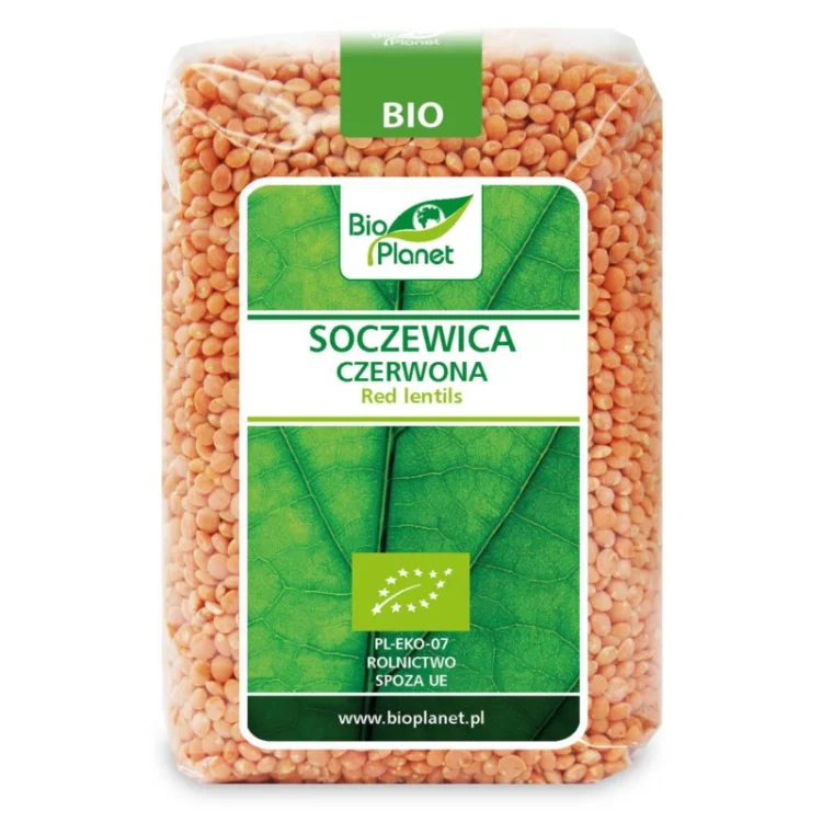 SOCZEWICA czerwona BIO 500 g Bio Planet