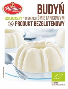 AMYLON Budyń  Śmietankowy (Bezglutenowy) BIO 40g