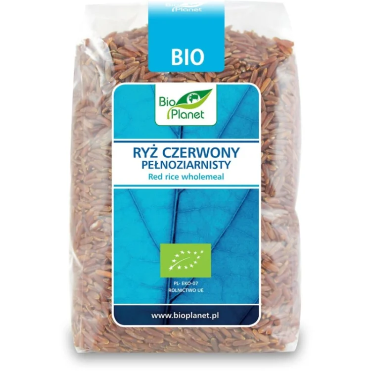 RYŻ CZERWONY pełnoziarnisty BIO 400g Bio Planet
