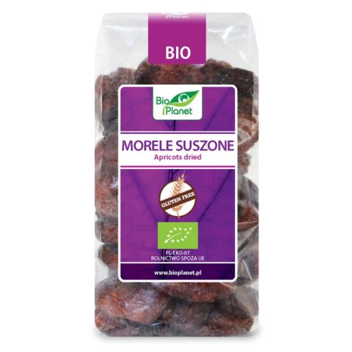 Morele suszone bezglutenowe BIO 400g Bio Planet
